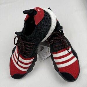 Trae Young 2 Meilin Adidas Men 9 Black Red Hawks Basketball Shoes Tight Ankle